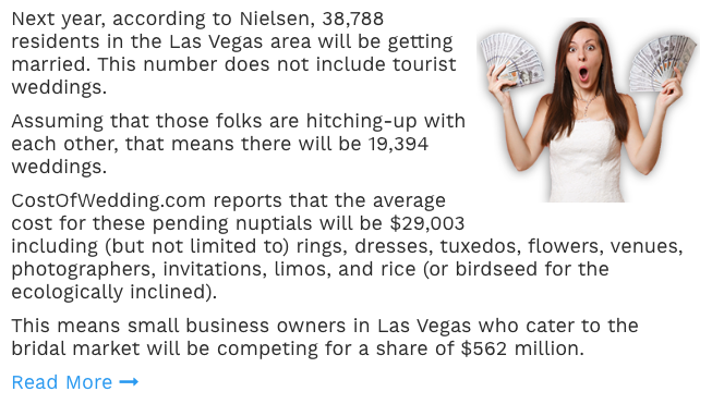 Bridal and Wedding Marketing In Las Vegas